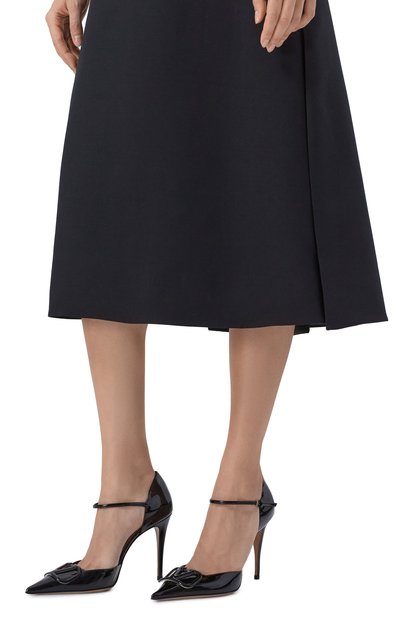 Лакированные туфли vlogo signature d'orsay 100 VALENTINO, арт. 8W2S0NN6/TMK, фото 2