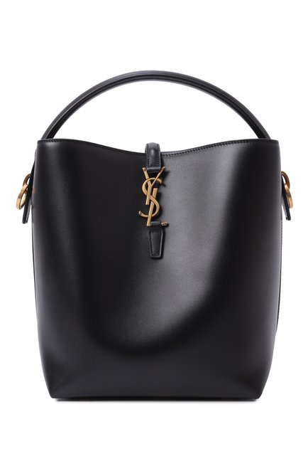 Женская сумка le 37 SAINT LAURENT черного цвета, арт. 742828/2R20W | Фото 1 (Материал: Натуральная кожа; Материал сплава: Проставлено; Драгоценные камни: Проставлено; Размер: medium)