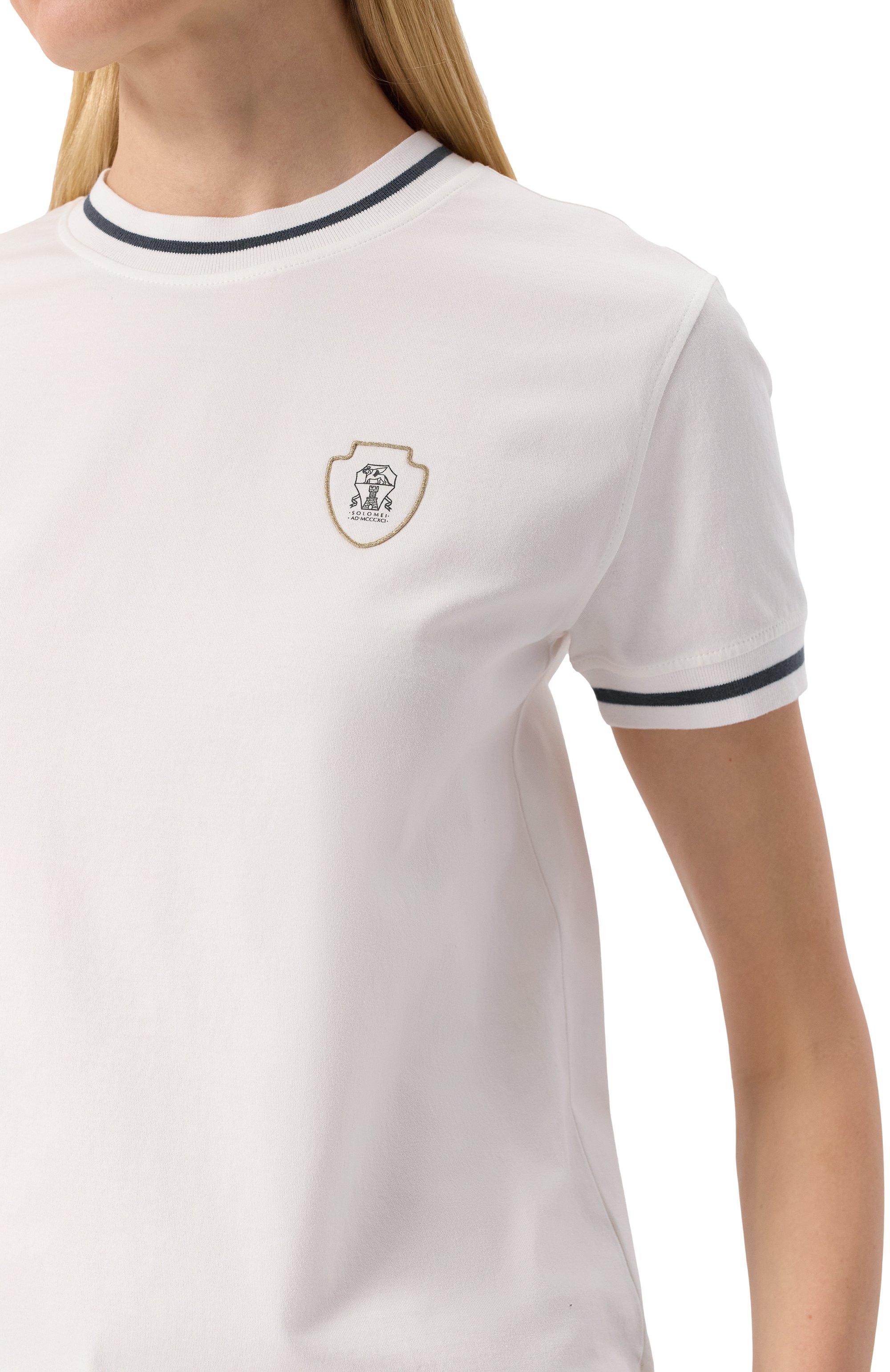 Хлопковая футболка BRUNELLO CUCINELLI, арт. M0T81VD110, фото 5