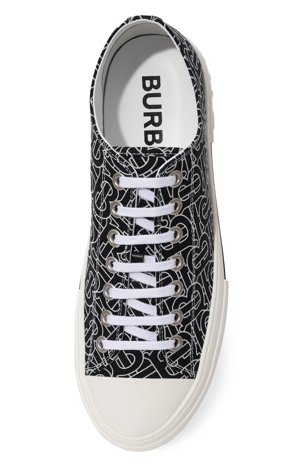 Текстильные кеды BURBERRY, арт. 8049880, фото 6