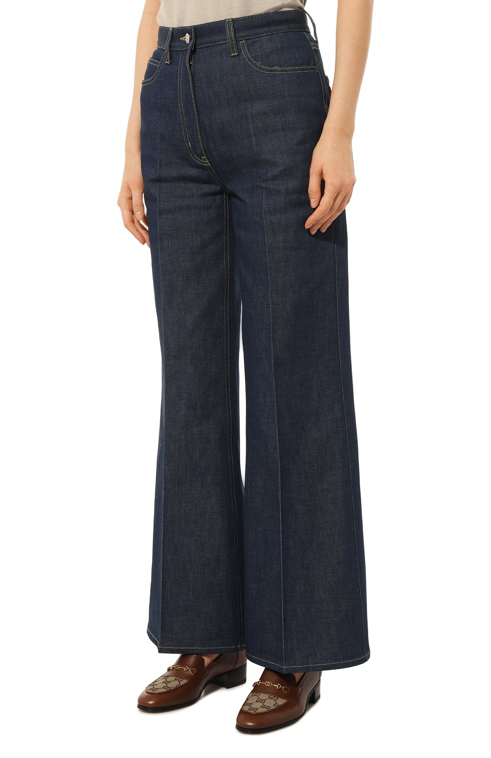 Джинсы GUCCI синего цвета по цене 108000 руб., арт. 677255 XDBUT, фото 3 Джинсы GUCCI, арт. 677255 XDBUT, фото 3