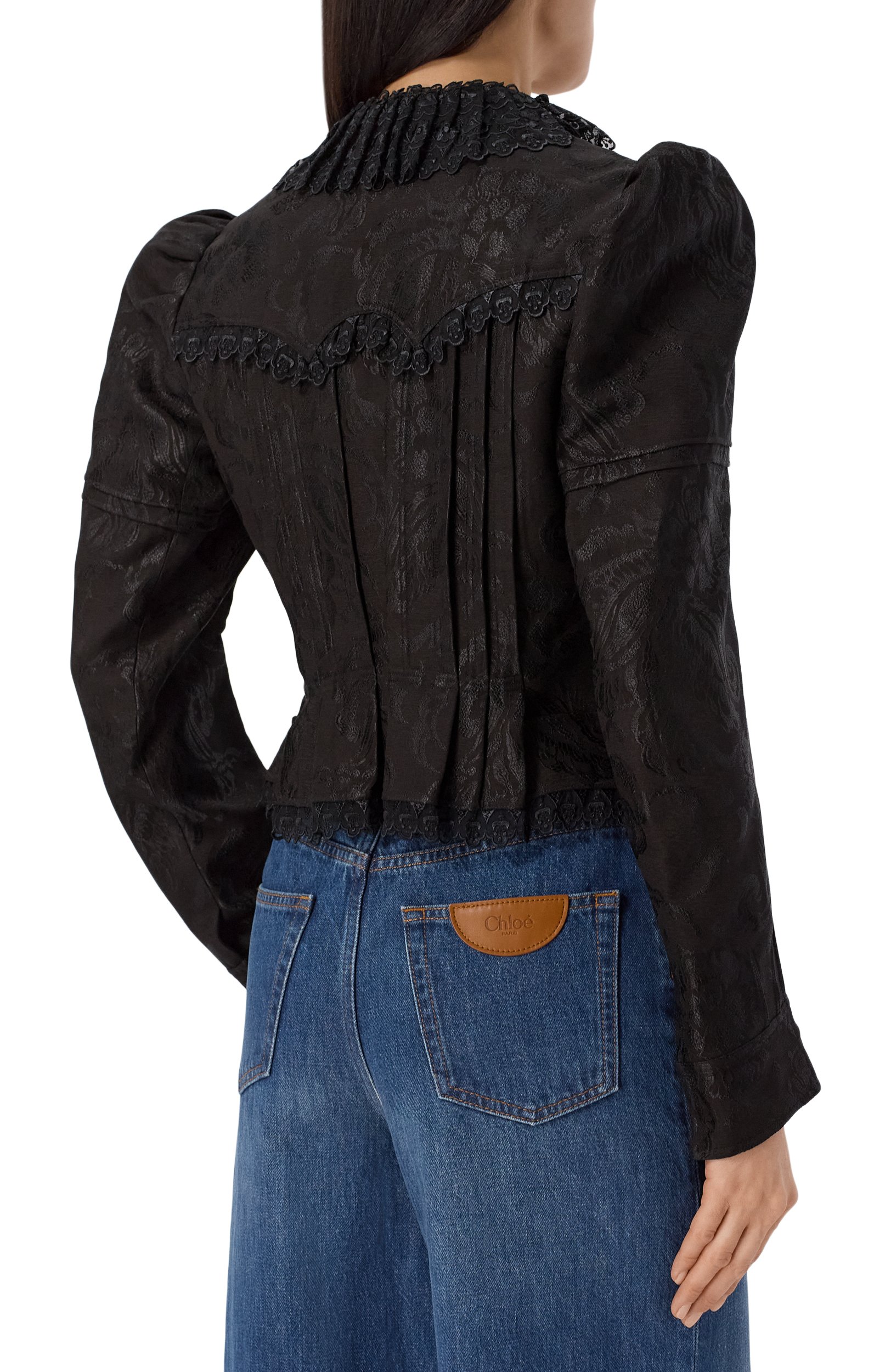Жакет из вискозы и шерсти CHLOÉ, арт. CH26AVE94329, фото 4