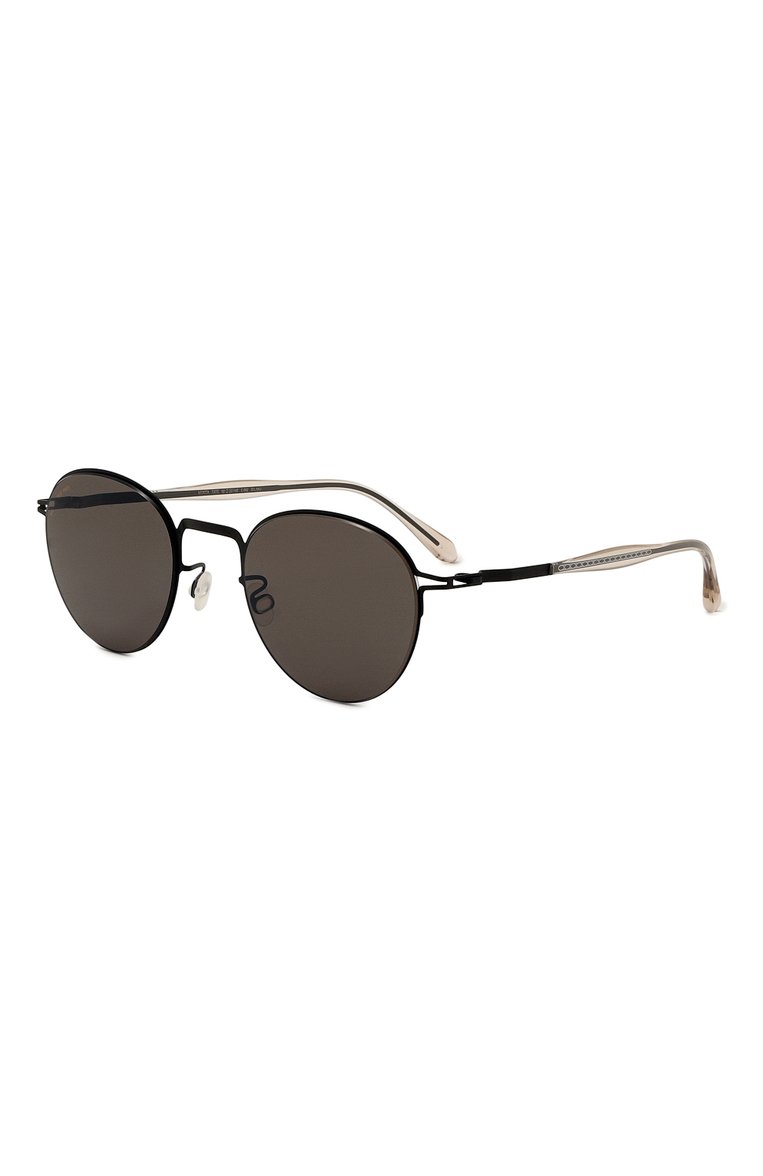 Женские солнцезащитные очки MYKITA черного цвета, арт. TATE/002 SUN | Фото 1 (Нос: Не проставлено; Региональные ограничения белый список (Axapta Mercury): Не проставлено; Кросс-КТ: С/з-унисекс; Тип очков: С/з; Материал: Металл; Оптика Гендер: оптика-унисекс; Очки форма: Круглые)