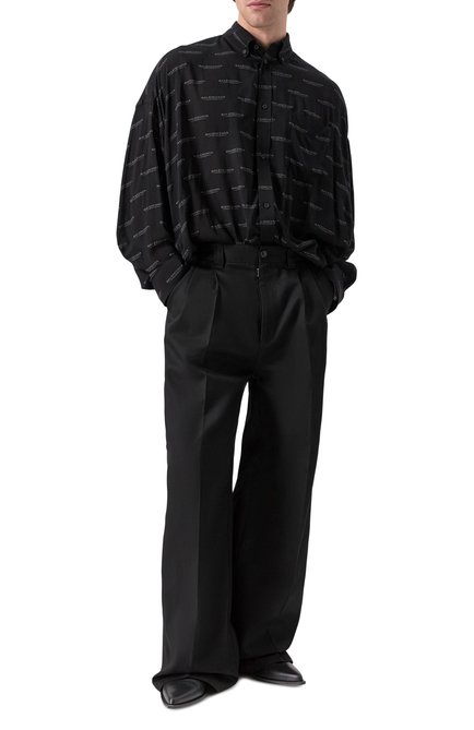 Мужская рубашка из вискозы BALENCIAGA, арт. 814121/TSLA1
