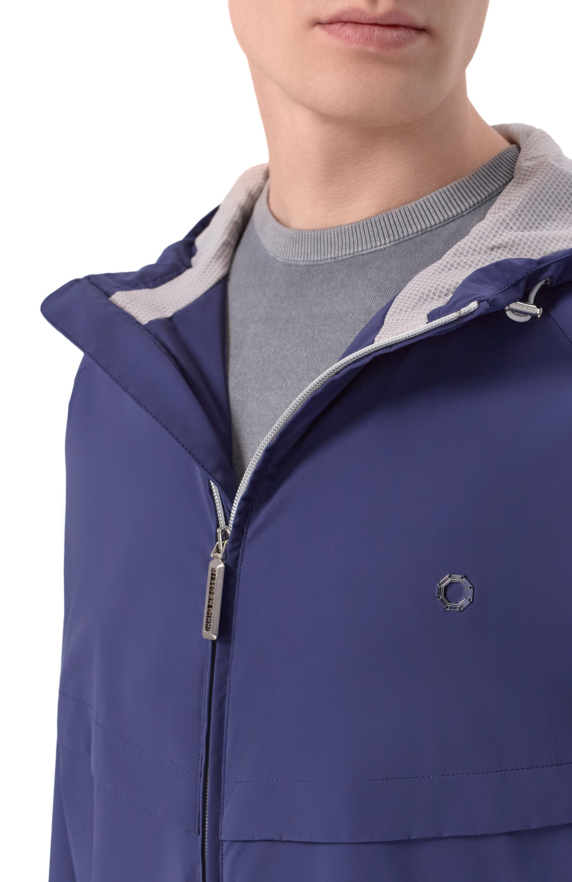 Бомбер STEFANO RICCI темно-синего цвета по цене 289000 руб., арт. M6J62R0120/PAEA3U, фото 5 Бомбер STEFANO RICCI, арт. M6J62R0120/PAEA3U, фото 5