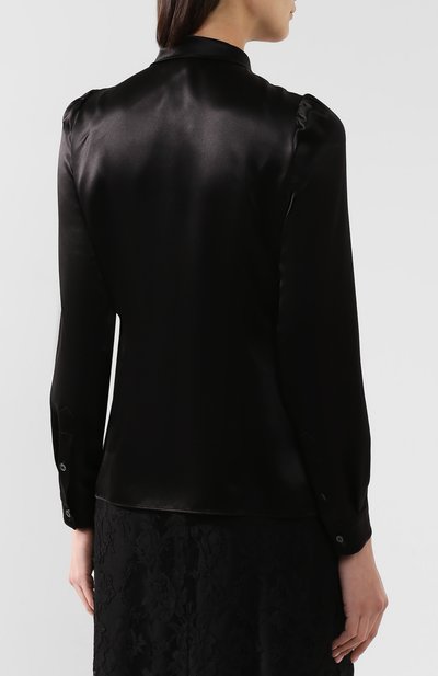 Атласная блузка DOLCE & GABBANA, арт. F5L63T/FU1AU, фото 4