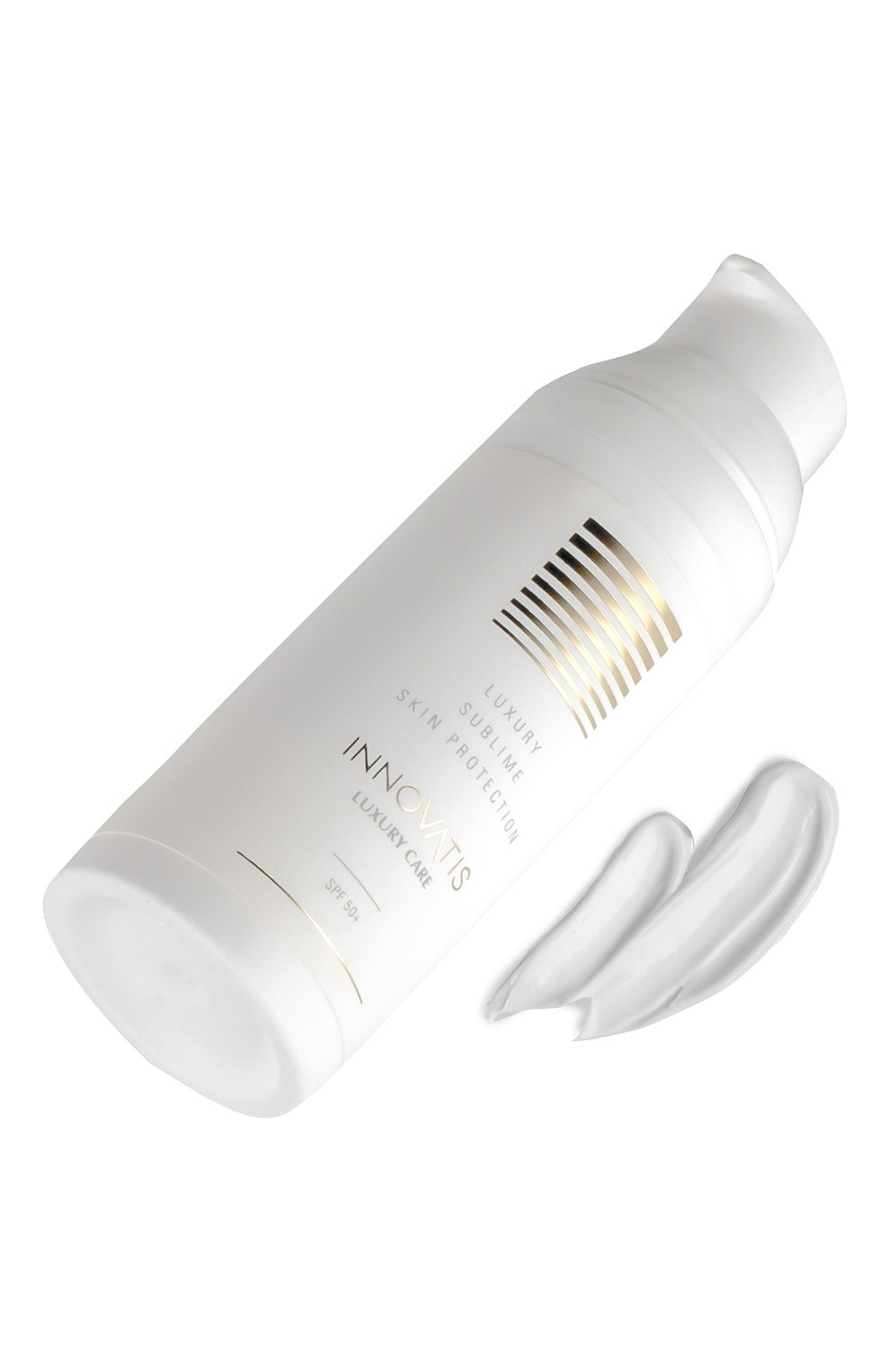 Солнцезащитная эмульсия для тела и лица luxury care spf50+ (50ml) INNOVATIS бесцветного цвета по цене 2850 руб., арт. 8437019455606, фото 2 Солнцезащитная эмульсия для тела и лица luxury care spf50+ (50ml) INNOVATIS, арт. 8437019455606, фото 2