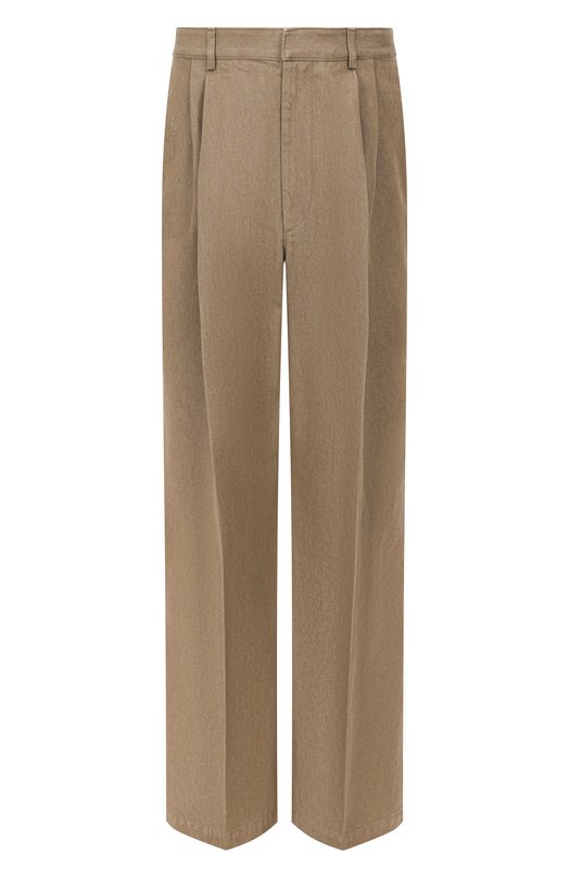 Хлопковые брюки Dries Van Noten 020962-2385-104 Бежевый 020962-2385-104