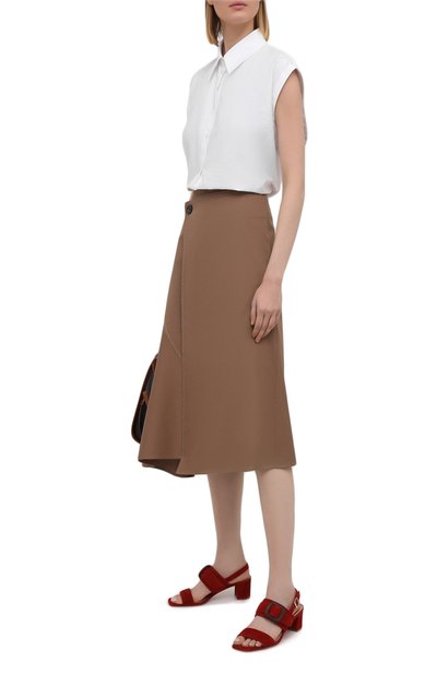 Замшевые босоножки SANTONI, арт. WHIQ59255HA2TMGDM39, фото 2