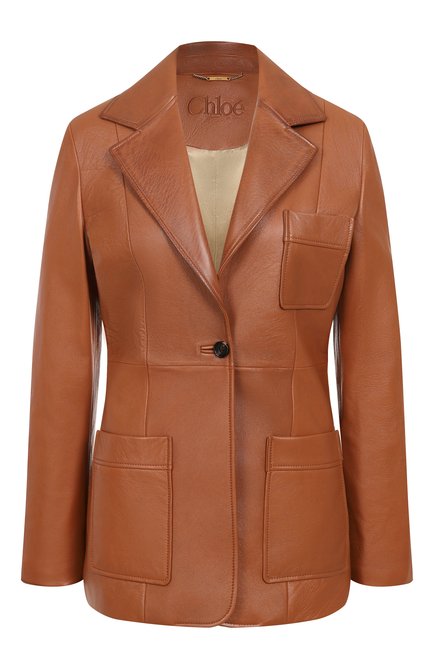 Женская кожаный жакет CHLOÉ, арт. CH25ACV33204