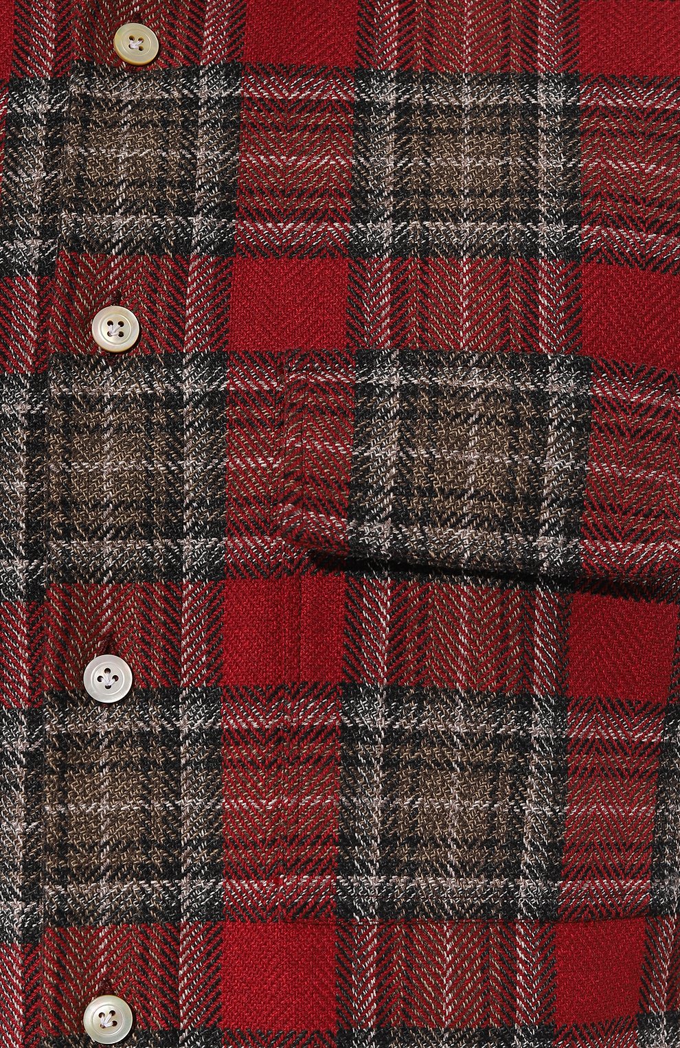 Хлопковая рубашка KITON, арт. UCRRLH0861302, фото 5