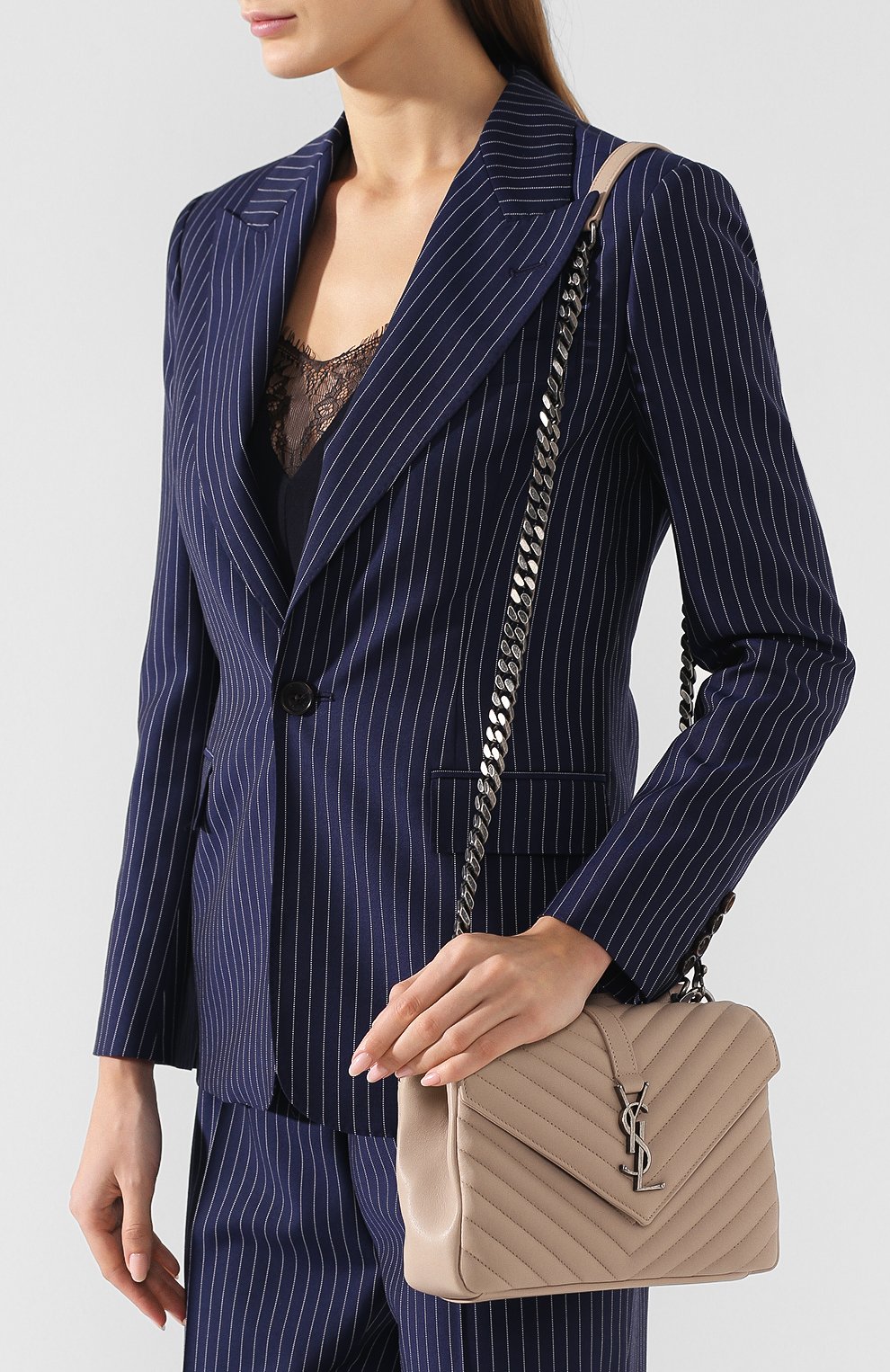 Сумка collège monogram medium SAINT LAURENT, арт. 487213/BRM04, фото 5