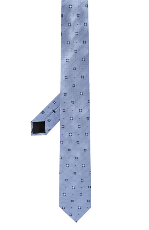 Шелковый галстук BOSS 50562064 Голубой  50562064 Фото 3