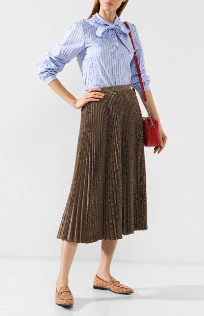 Хлопковая блузка GUCCI, арт. 545402/ZAAER, фото 2