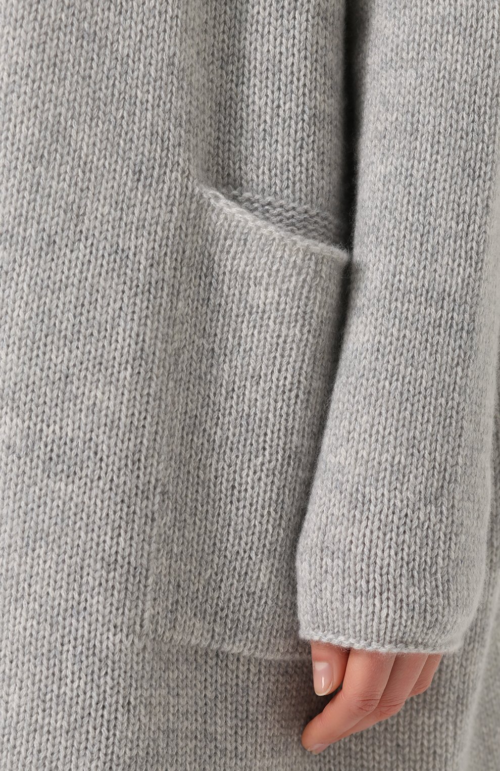 Удлиненный кашемировый кардиган с накладными карманами FTC, арт. 690-0000, фото 5