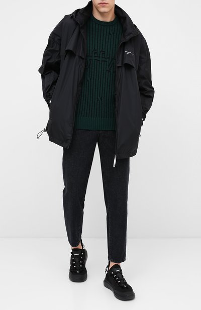 Свитер из шерсти и хлопка OFF-WHITE, арт. 0MHE043E20KNI0015700, фото 2