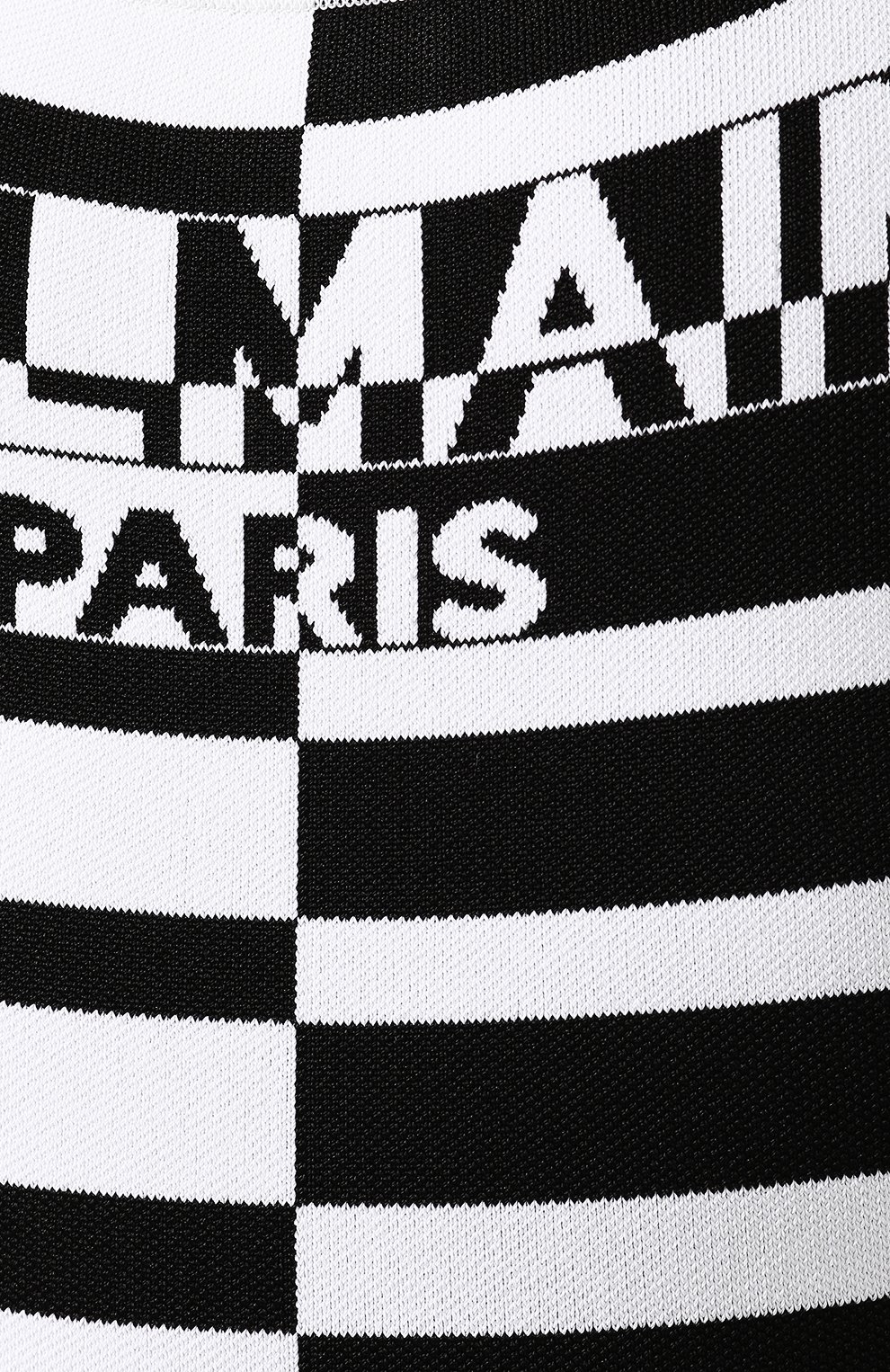 Боди BALMAIN черно-белого цвета по цене 111000 руб., арт. TF00882/K079, фото 5 Боди BALMAIN, арт. TF00882/K079, фото 5