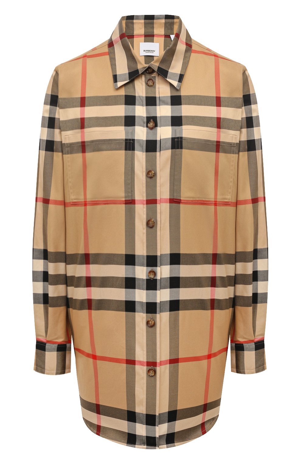 Хлопковая рубашка BURBERRY, арт. 8071338, фото 1