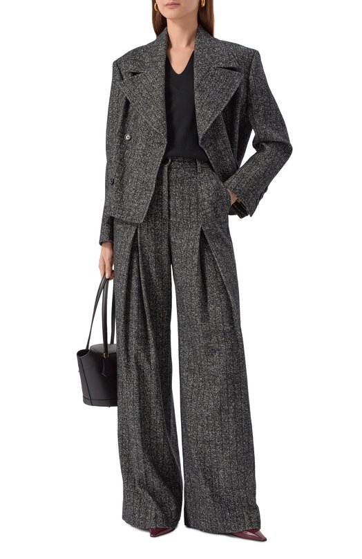 Кашемировое поло Dolce & Gabbana FXZ34Z/JBW0P Чёрный  FXZ34Z/JBW0P Фото 2