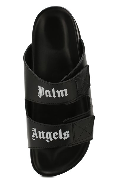 Кожаные шлепанцы PALM ANGELS, арт. PWIA023S20LEA0011001, фото 5