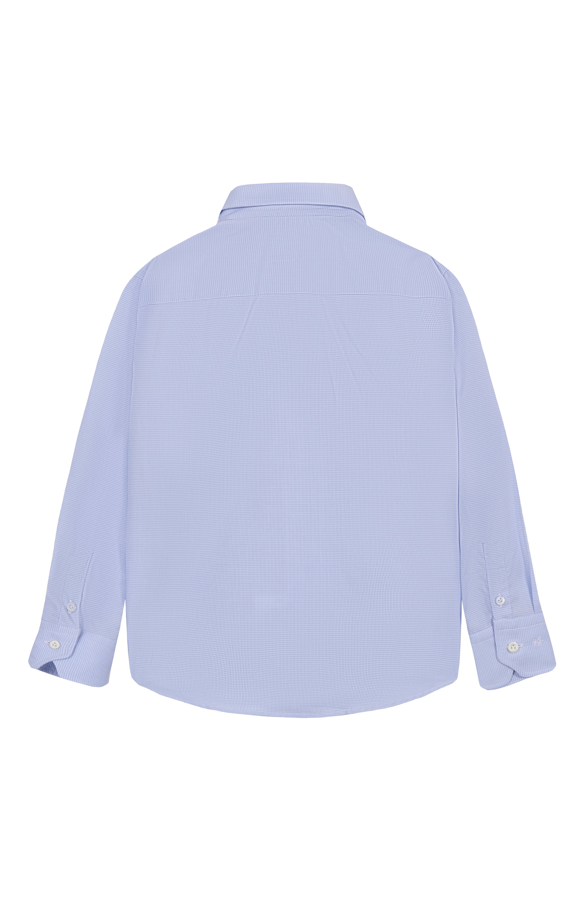 Хлопковая рубашка VAN LAACK голубого цвета по цене 12500 руб., арт. VL-TIM-XX/162801/116-134, фото 2 Хлопковая рубашка VAN LAACK, арт. VL-TIM-XX/162801/116-134, фото 2