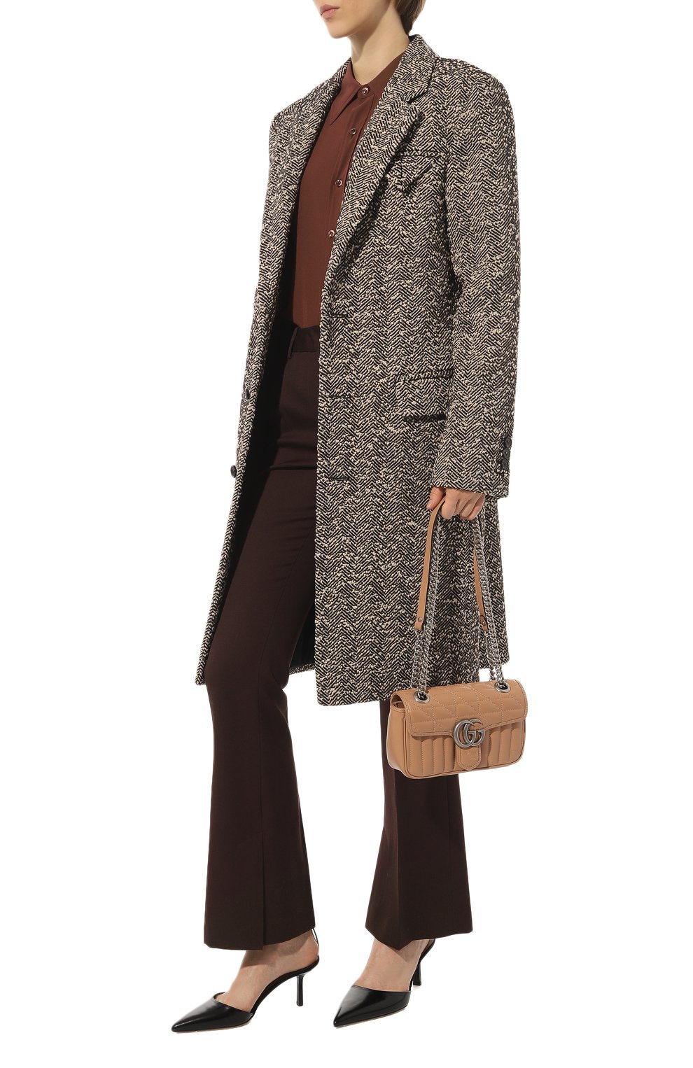 Сумка gg marmont mini GUCCI, арт. 446744 UM8AN, фото 7