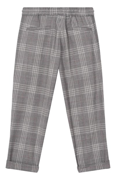 Брюки из шерсти и шелка BRUNELLO CUCINELLI, арт. BZ430P503C