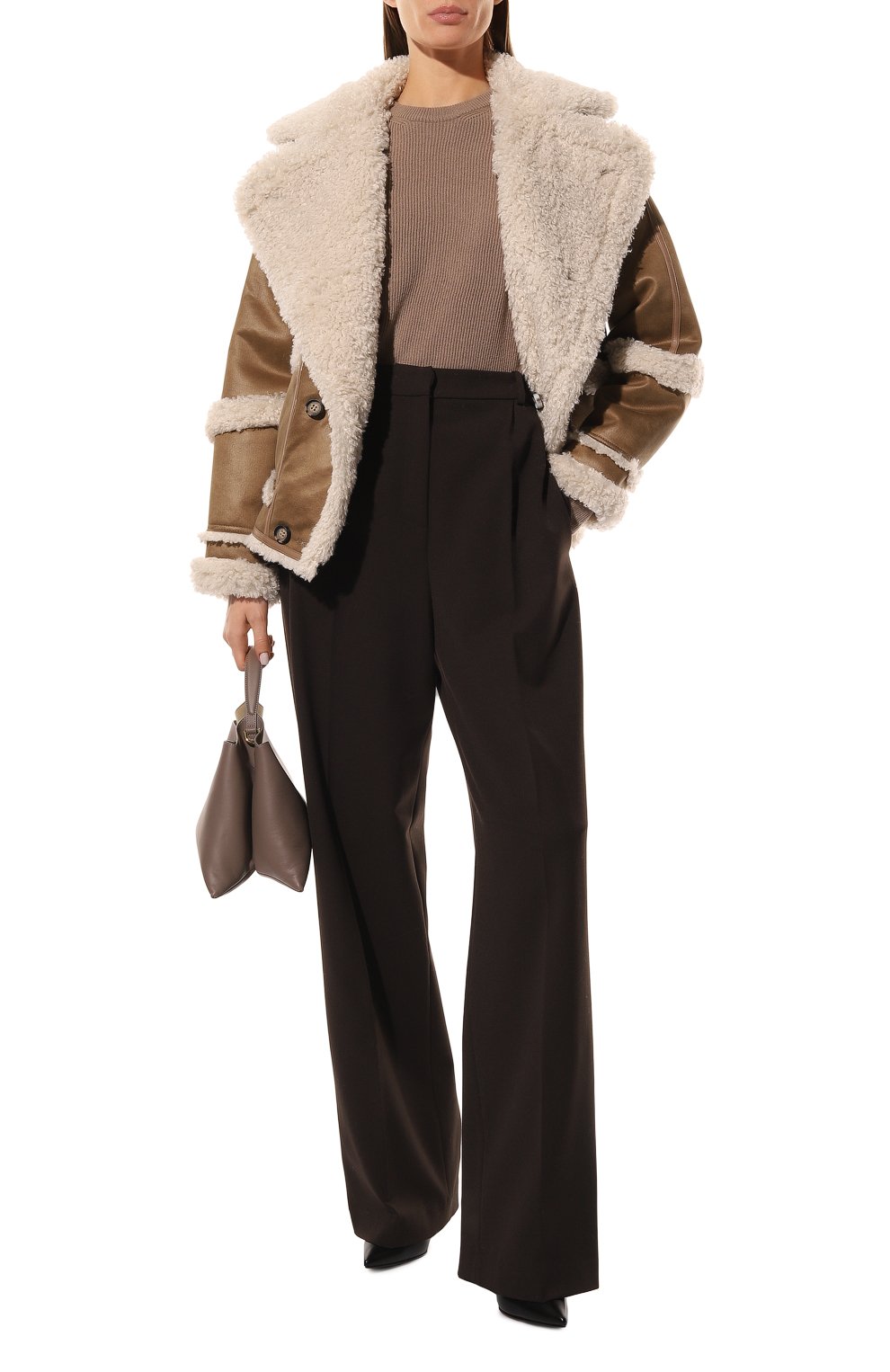 Дубленка из экомеха URBANCODE STUDIO, арт. BJ18457, фото 2