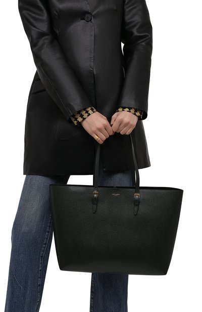 Сумка-шопер east/west medium  SAINT LAURENT, арт. 604309/H3Z0W, фото 2