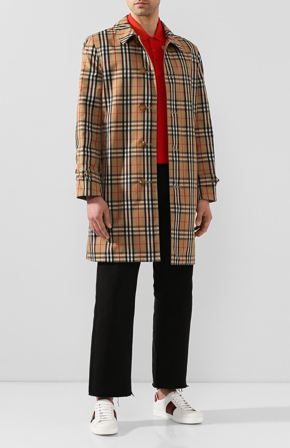 Кожаные кеды ace GUCCI, арт. 457132/A38G0, фото 2