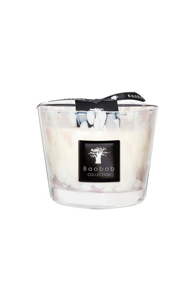 Свеча pearls max 10 white pearls BAOBAB, арт. 5415198110786