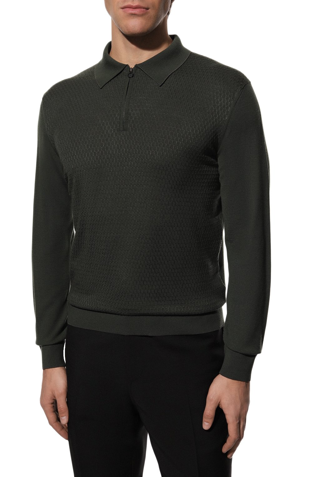 Поло из шерсти и шелка STEFANO RICCI, арт. K606310P30/F22463, фото 3