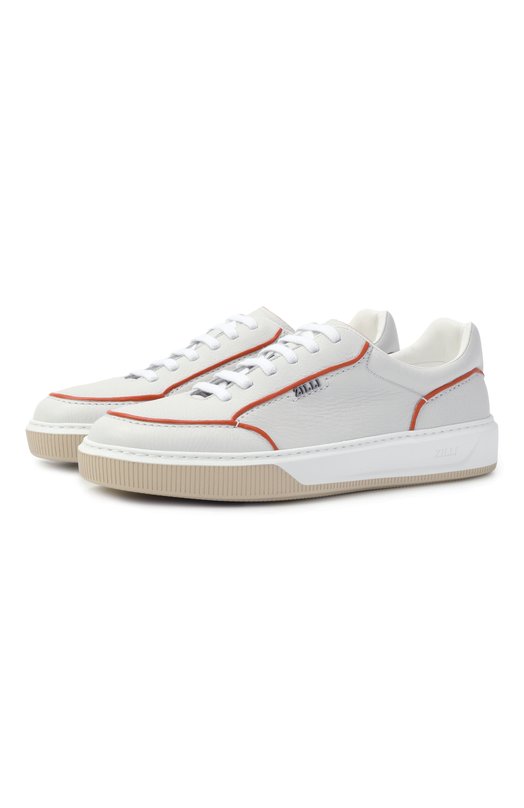 Кожаные кеды Zilli H0201AM1947VZBA07 Белый H0201AM1947VZBA07