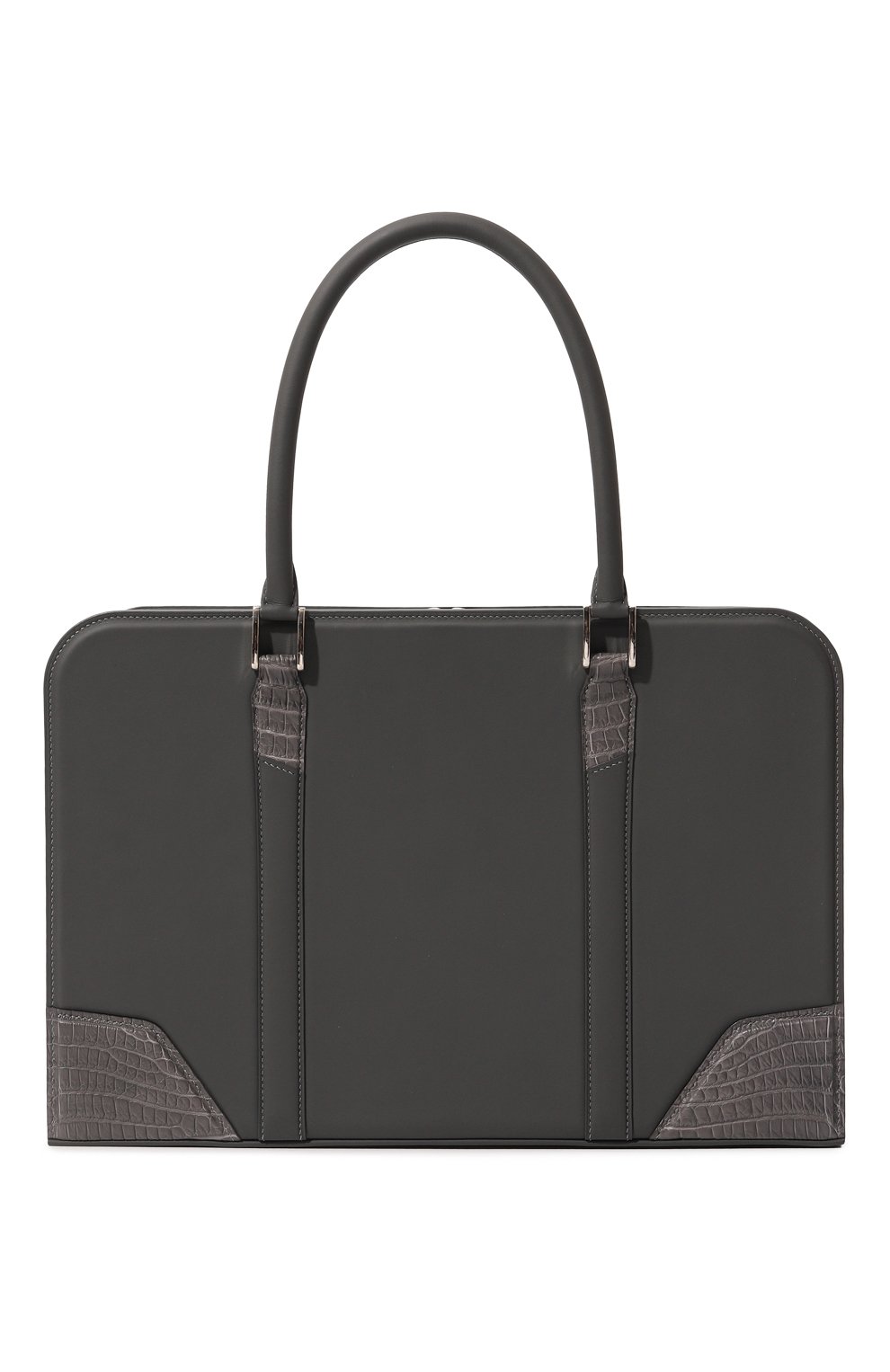 Сумка для ноутбука с отделкой из кожи крокодила joyce LERME, арт. Joyce croc, фото 6