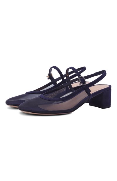 Женские текстильные туфли francoise 45 GIANVITO ROSSI, арт. G95574.45RIC.RSCDEDE