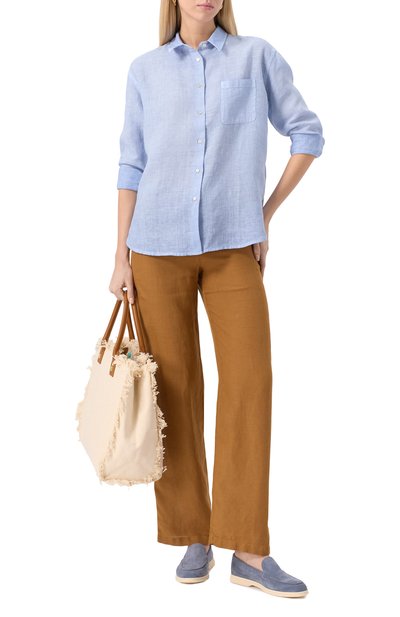 Льняная рубашка 120% LINO, арт. 32ALIW19GE/000B317, фото 2