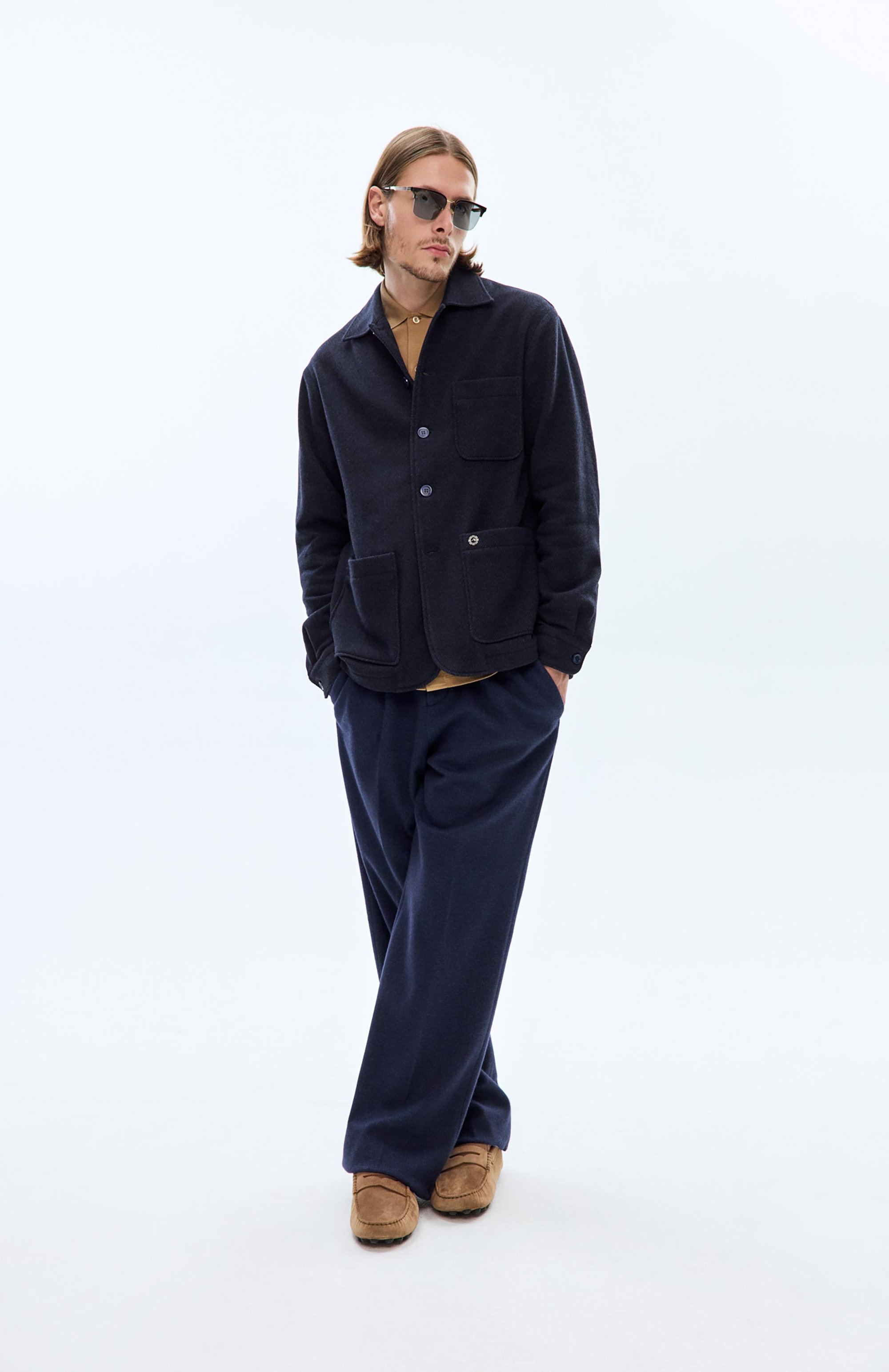 Брюки из хлопка и шерсти MVST, арт. M25.1PM.T014/JERSEY, фото 6