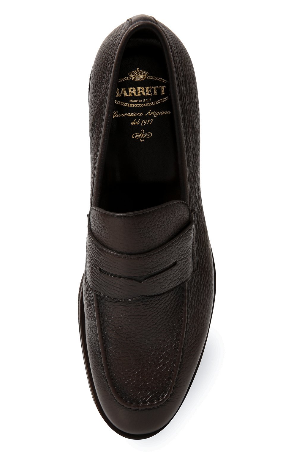 Кожаные пенни-лоферы BARRETT, арт. 222U015.7/CERV0 ASP0RTABILE, фото 6