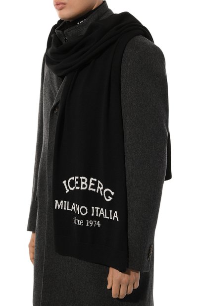Шерстяной шарф ICEBERG, арт. 19I I1P1/3001/7010/0UTLET AW22-23, фото 3