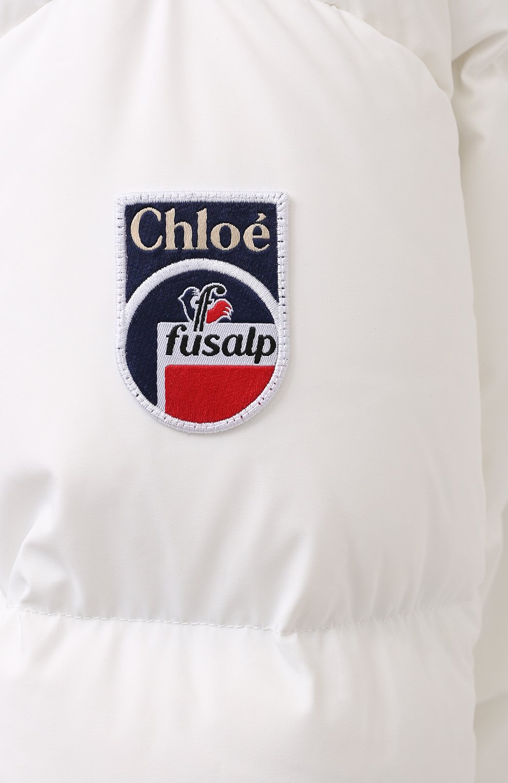 Пуховик chloé x fusalp CHLOÉ белого цвета по цене 184000 руб., арт. A1060, фото 5 Пуховик chloé x fusalp CHLOÉ, арт. A1060, фото 5