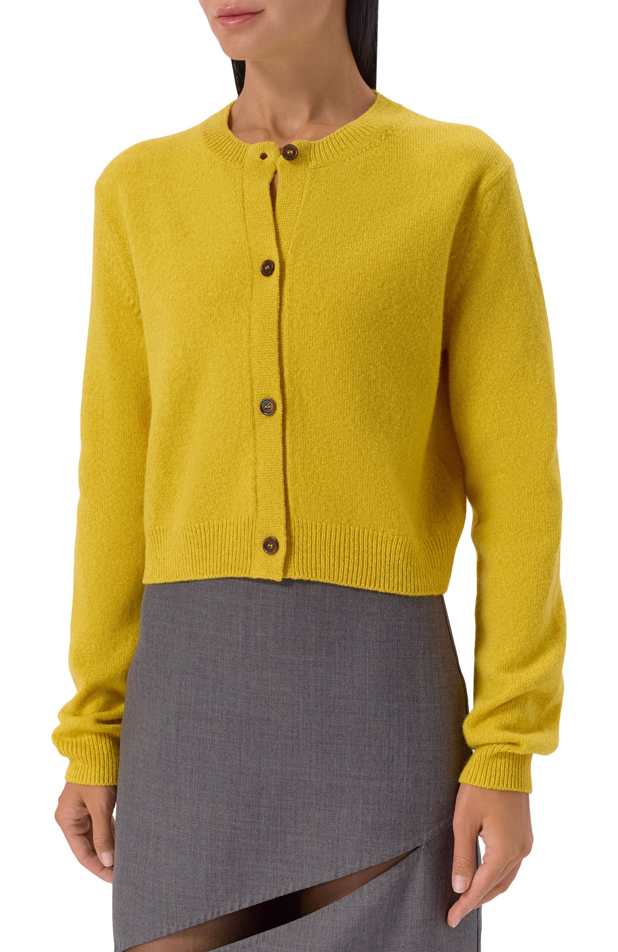 Кардиган из шерсти и кашемира JIL SANDER, арт. J02HP0068/J14856, фото 3