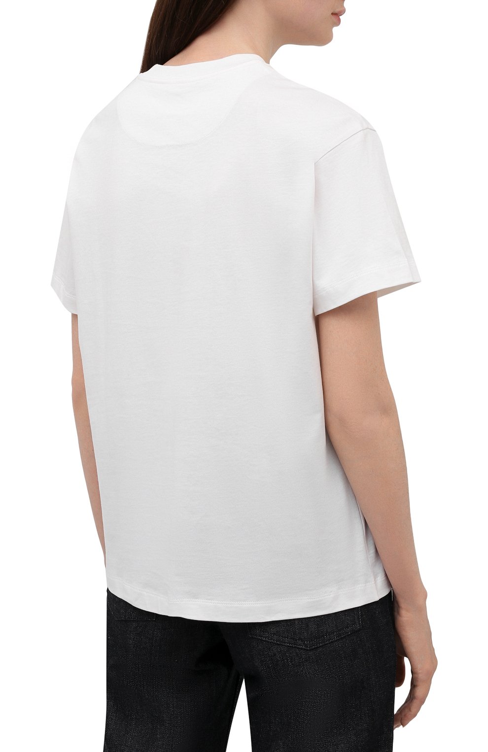 Комплект из трех хлопковых футболок JIL SANDER белого цвета по цене 39550 руб., арт. JPPT706540-WT248808, фото 4 Комплект из трех хлопковых футболок JIL SANDER, арт. JPPT706540-WT248808, фото 4