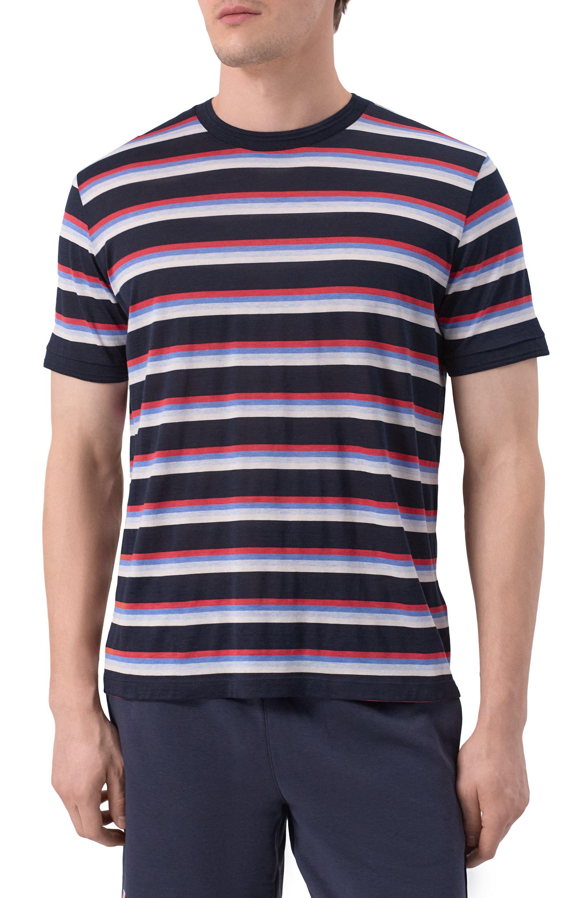 Футболка из хлопка и шелка PAUL&SHARK, арт. 25411058, фото 3