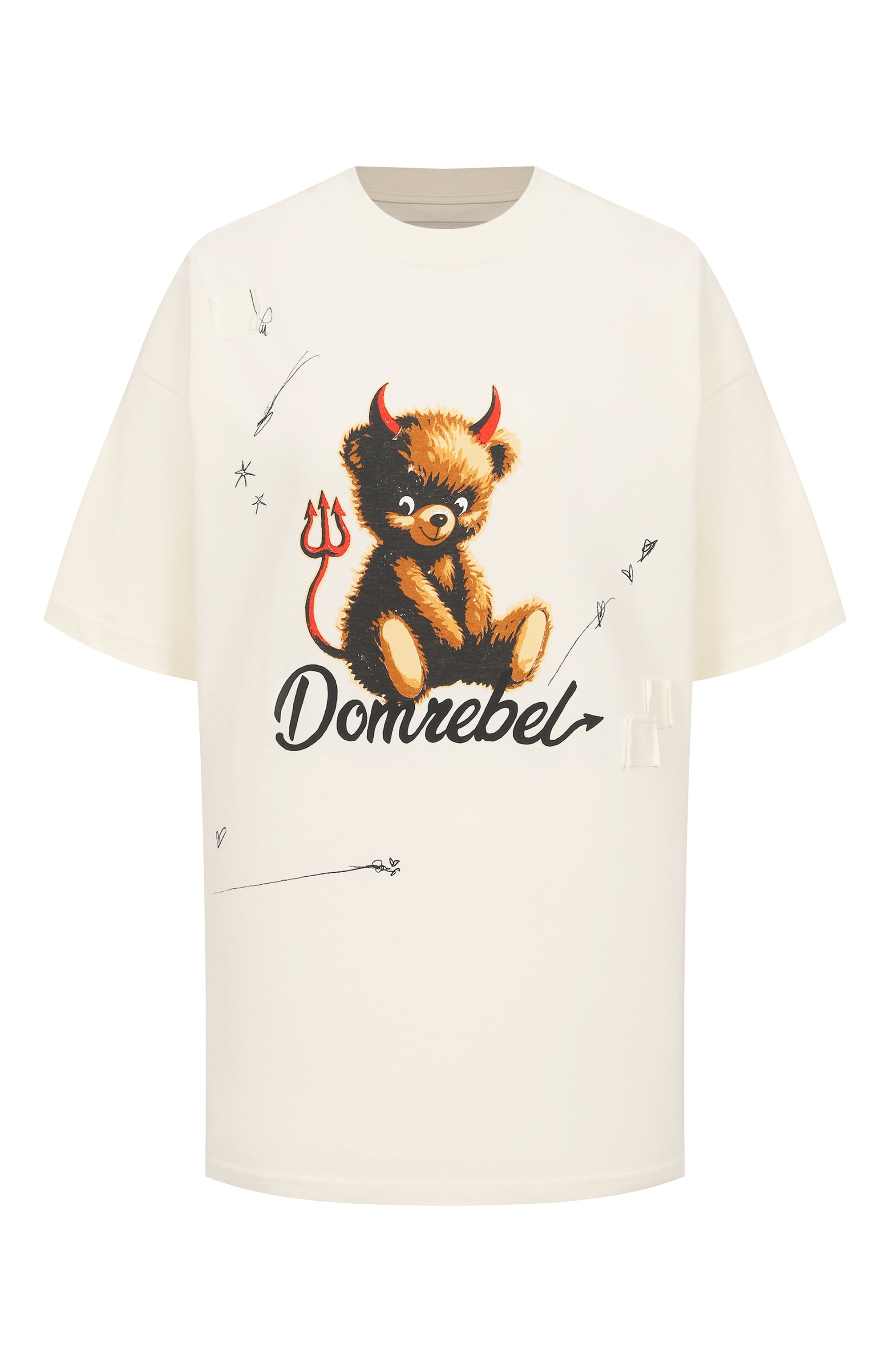 Хлопковая футболка DOMREBEL, арт. DIABL0 BEAR T-SHIRT, фото 1