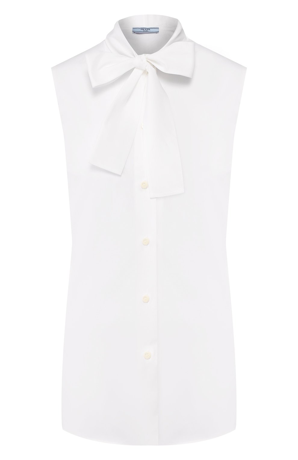 Хлопковая блузка PRADA, арт. P429E-1LZC-F0009, фото 1