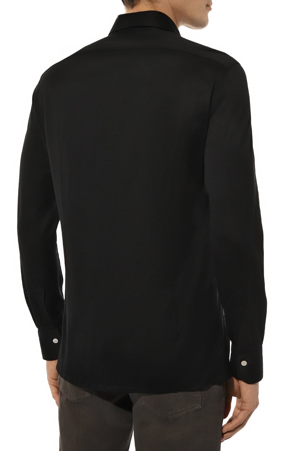 Хлопковая рубашка KITON, арт. UMCNERH0909411, фото 4