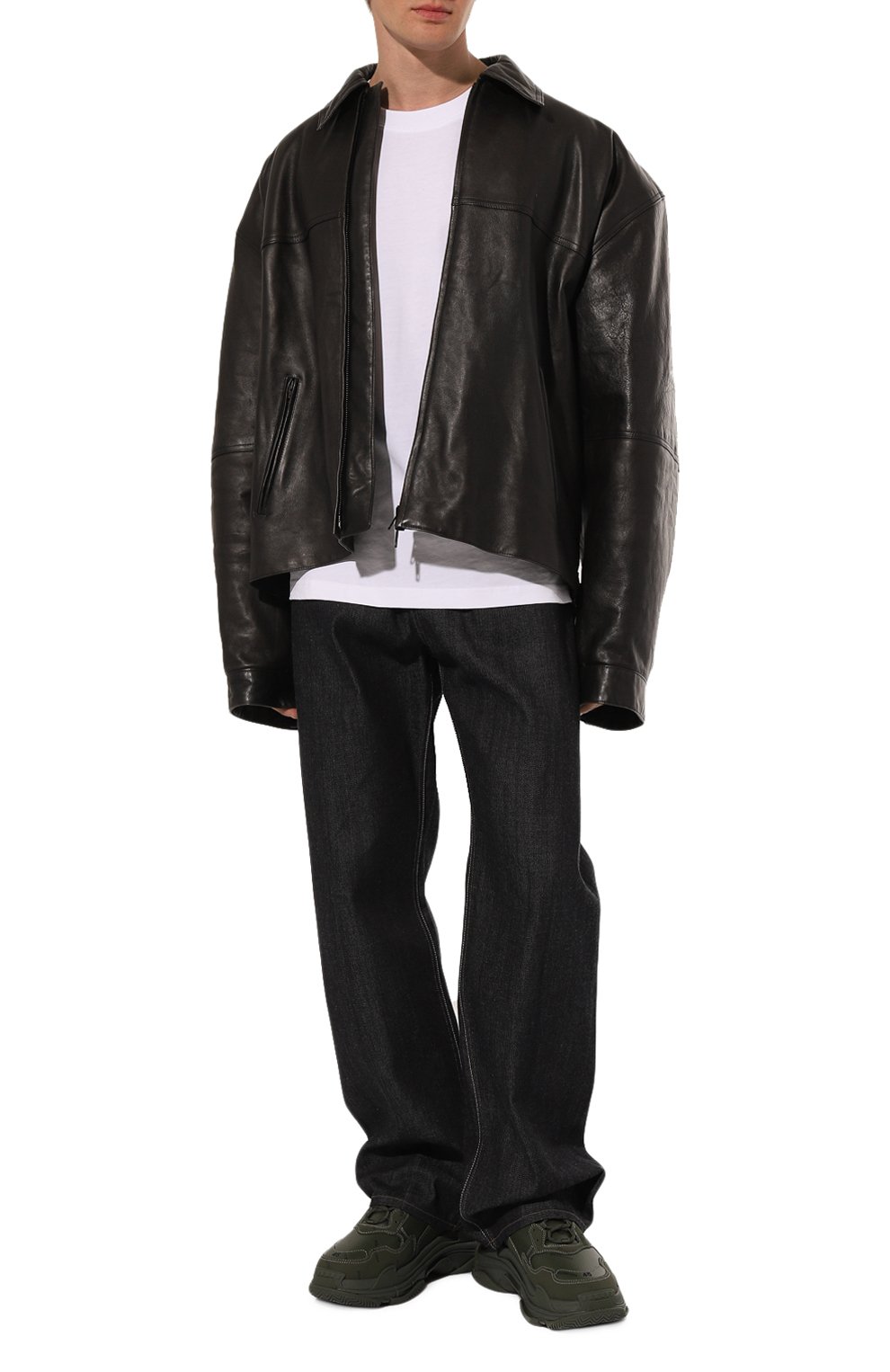 Кожаная куртка BALENCIAGA, арт. 773411/TPS02, фото 2