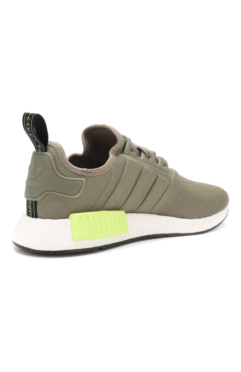 Текстильные кроссовки nmd_r1 ADIDAS ORIGINALS темно-зеленого цвета по цене 8490 руб., арт. BD7750, фото 4 Текстильные кроссовки nmd_r1 ADIDAS ORIGINALS, арт. BD7750, фото 4