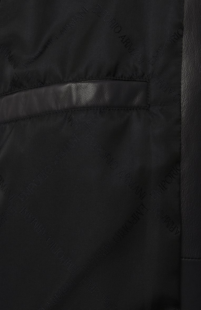 Кожаный бомбер EMPORIO ARMANI, арт. 01R55P/01P54, фото 1