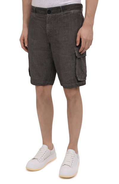 Льняные шорты 120% LINO, арт. V0M2426/0253/S00, фото 3